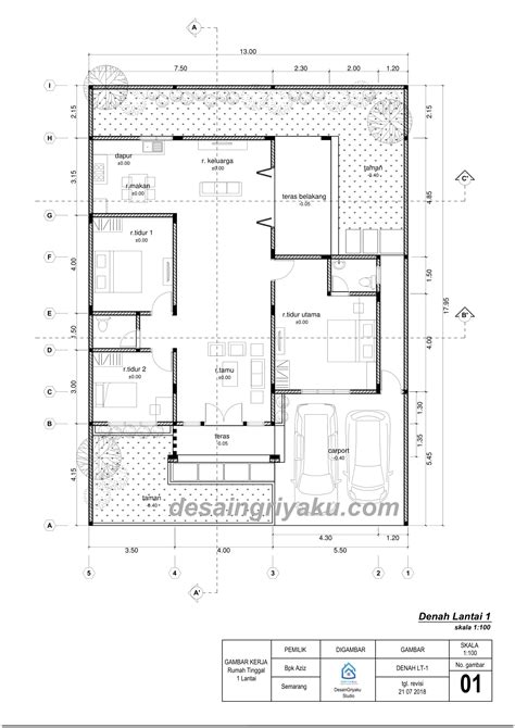 Contoh Gambar Denah Rumah Manual Typewriter - IMAGESEE