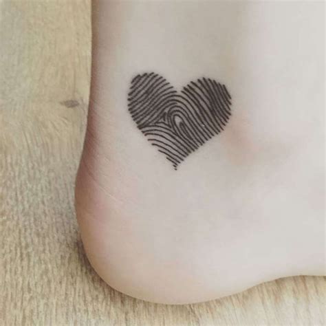 amazing perfectly love tattoos for couples luxury heart shaped fingerprint tattoo tattoo ideas ...