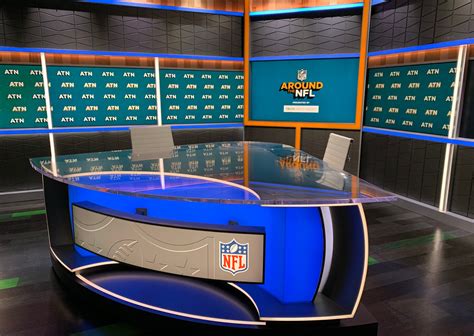 NFL Network Podcast Studio Broadcast Set Design Gallery