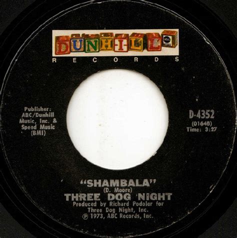 Three Dog Night - Shambala (1973, Vinyl) | Discogs