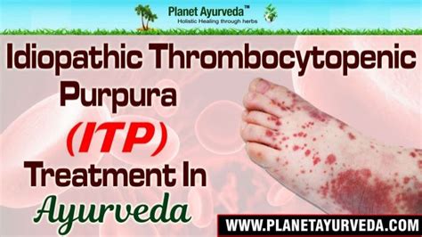 Idiopathic Thrombocytopenic Purpura (itp) Treatment in Ayurveda