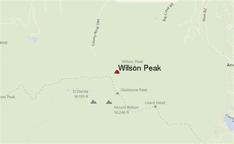 Wilson Peak Mountain Information