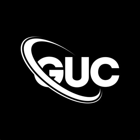 GUC logo. GUC letter. GUC letter logo design. Initials GUC logo linked ...