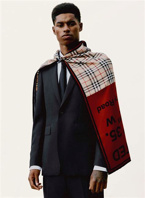 Burberry has teamed up with Marcus Rashford on a youth charity project