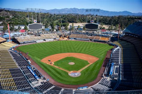 Dodger Stadium aims for renovations to be done by Opening Day ...