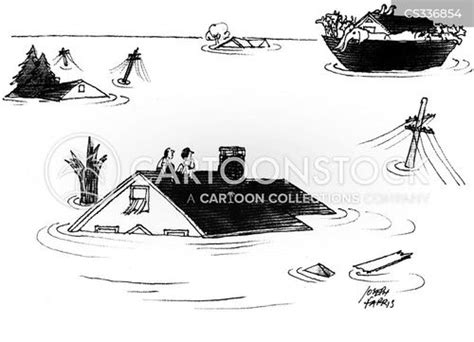 Flooded House Cartoons and Comics - funny pictures from CartoonStock