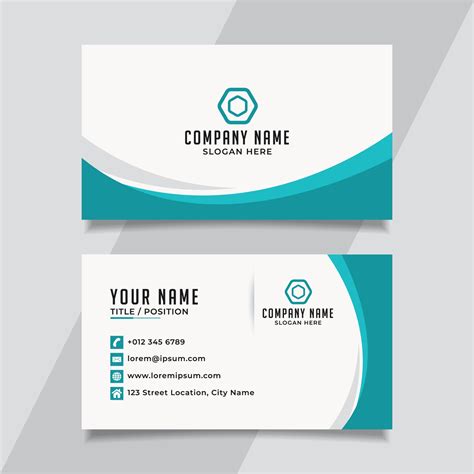 Name Card Template 2065929 Vector Art at Vecteezy