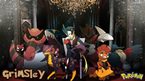 Unova Elite Four - Grimsley by saintnaruto on DeviantArt