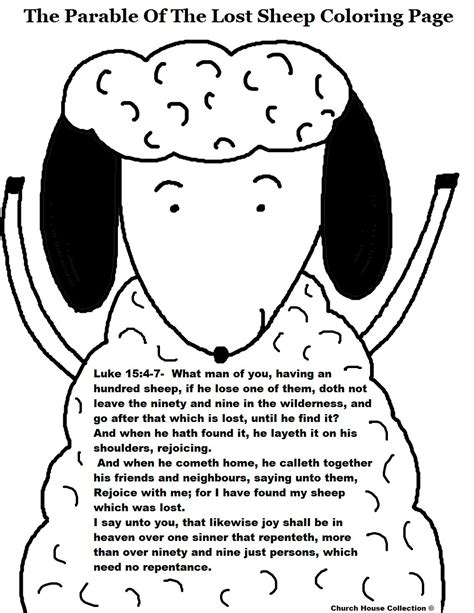 The Parable Of The Lost Sheep Sunday School Lesson