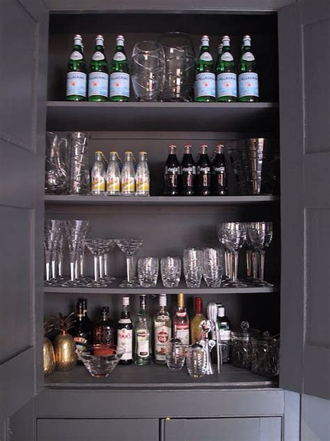 interior design cocktail butlers pantry bar cabinet in charcoal grey ...