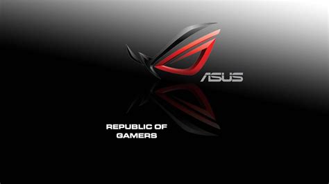 Download Asus Rog-logo Med Lys Wallpaper | Wallpapers.com