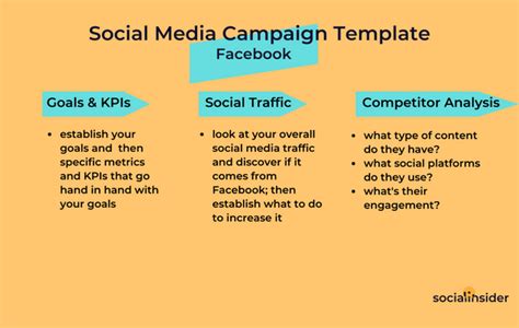 Social Media Campaign Template | Socialinsider