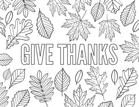 Free Thanksgiving coloring pages to help children express gratitude