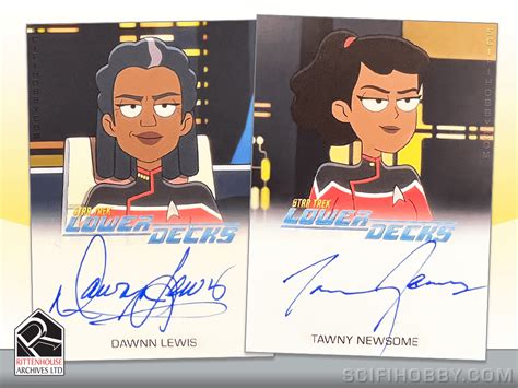 Preview of upcoming Lower Decks Autographs! : r/StarTrekCards