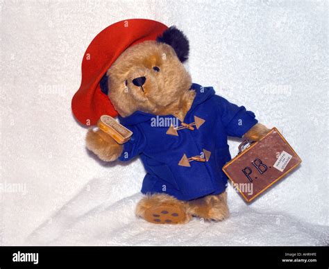 Paddington Bear with Suitcase Marmalade Sandwich Stock Photo - Alamy