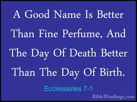 Ecclesiastes 7 - Holy Bible English - BibleWordings.com