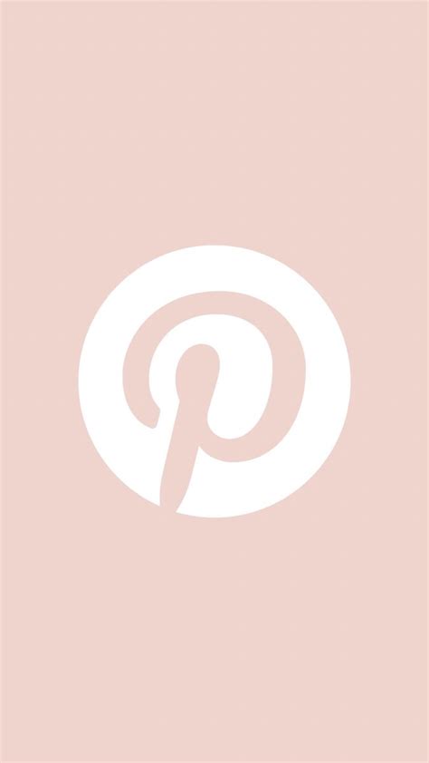 Pale Pink App Icon: Pinterest | Apple icon, Iphone icon, App icon