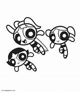 PowerPuffGirls 3 Coloring Page  Free Printable Pages sketch template