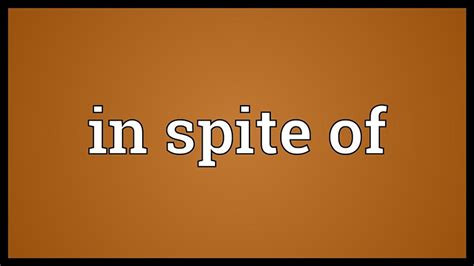 Công thức in spite of là gì? Phân biệt in spite of và because of - ihoc.vn