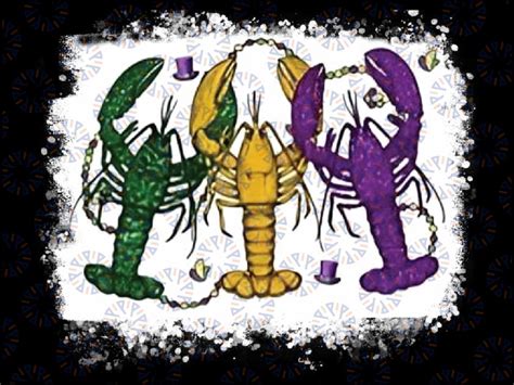 Mardi Gras Crawfish Happy Mardi Gras Matching Carnival Party Png, ,Mar