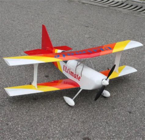 rc balsa wood plane ULTIMATE Biplane kit electric rc model plane ...