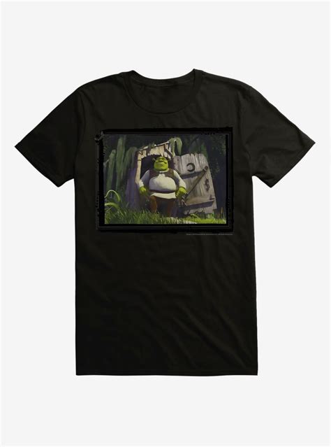 Shrek Outhouse Scene T-Shirt | Hot Topic | Black long sleeve sweatshirt ...