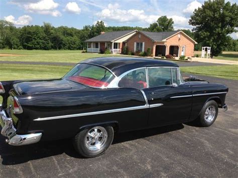 Purchase new 1955 Chevrolet Bel Air - Black w/ 2 Door Hardtop | Beautiful Car! in Versailles ...