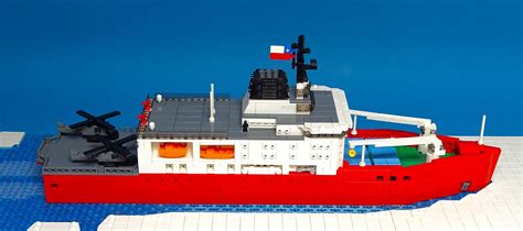 Icebreaker “Antarctica 1” | Lego ship, Desert island, Lego models