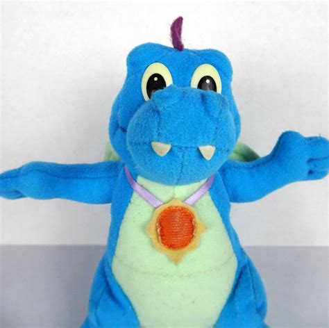 Disney Dragon Tales 7" WIngs Flapping Ord PlaySkool 1999 Plush Blue ...