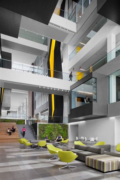 Inside Goodyear's Global Headquarters | Office Snapshots | Lobby design ...