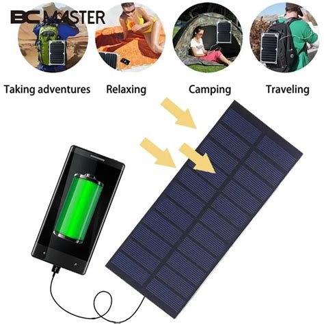 BCMaster 4W 5.5V Polysilicon Solar Panel Sunlight Power Charger Road Lamps Outdoors Solar Cells ...