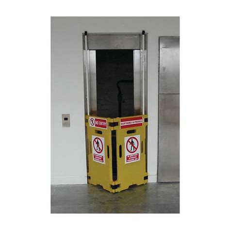 Elevator And Escalator Fold Away Barrier System