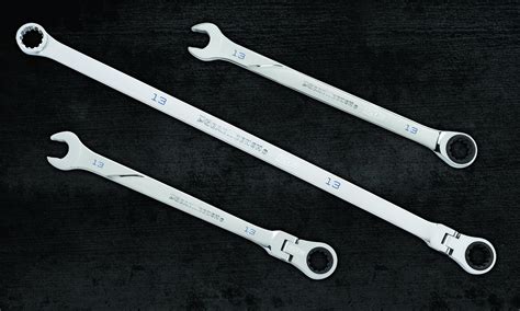 GearWrench Introduces 3-Degree, 120 Position Extra-Long Ratcheting Wrenches