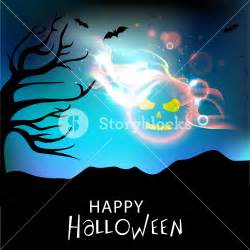 Banner Or Background For Halloween Party Spooky Night. Royalty-Free Stock Image - Storyblocks