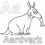 Aardvark Coloring Pages PDF To Print  Coloringfoldercom sketch template
