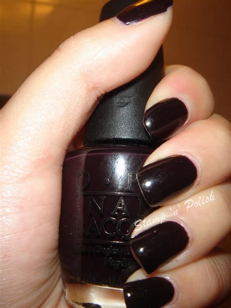 Stamp 'n' Polish: OPI Lincoln Park After Dark