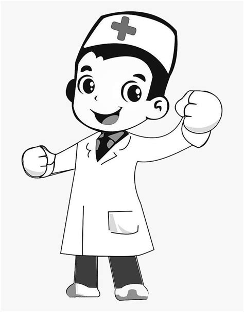 Collection Of Free Doctor Drawing Cartoon Download - Male Nurse Cartoon ...