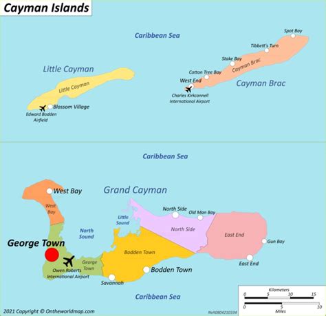 Cayman Islands Map | Detailed Maps of Cayman Islands