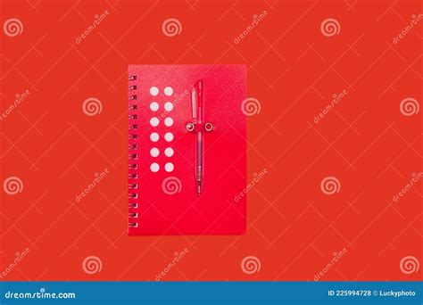 Pink Spiral Unusual Notebook. Office Accessories. School Stock Photo - Image of notepad ...