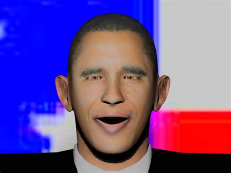 3d model of barack obama