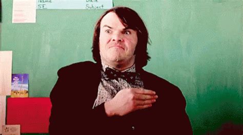 Jack Black Salute GIF - JackBlack Salute HoobastankGIFOf - Discover ...