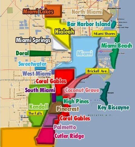 Mapa De Miami Completo