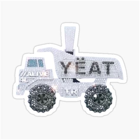 "yeat tonka chain" Sticker for Sale by chamb3rs . | Redbubble