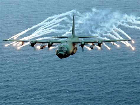 C-130 Flares | Angel flight, Military wallpaper, Gunship