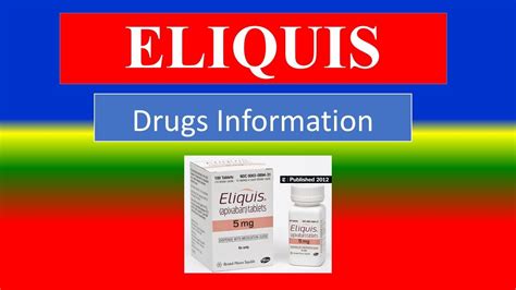 ELIQUIS - Generic Name , Brand Names, How to use, Precautions, Side Effects - YouTube