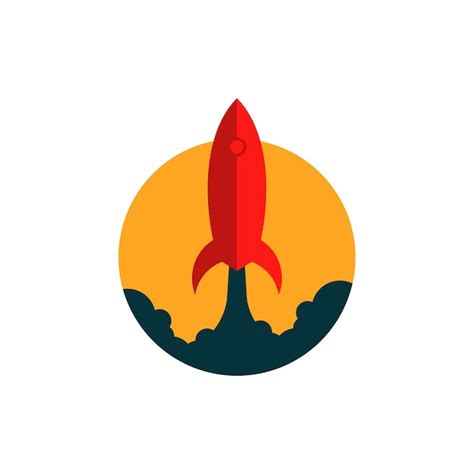 Premium Vector | Rocket logo