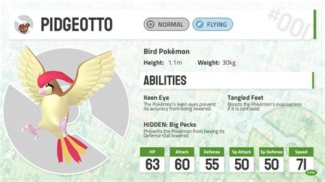 #0017 Pidgeotto - Pokecharms PokéDex