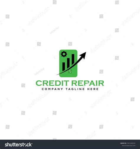 Credit Repair Logo Vector Credit Card Stock Vector (Royalty Free ...