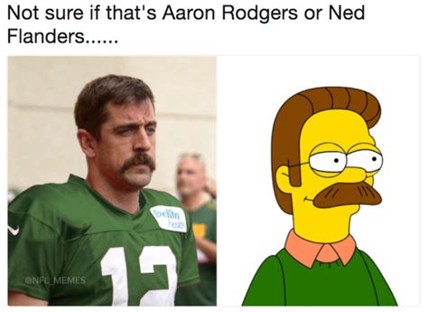 Aaron Rodgers’ Mustache | Know Your Meme