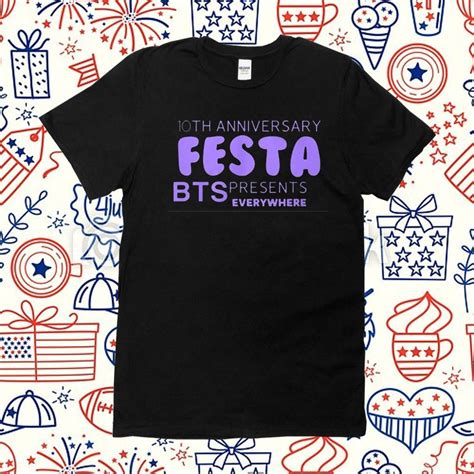 10th Anniversary Festa BTS Official Shirt